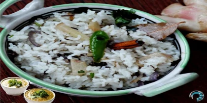 RICE PULAO with ginger-raisin chutney and its benefits in Ayurveda?